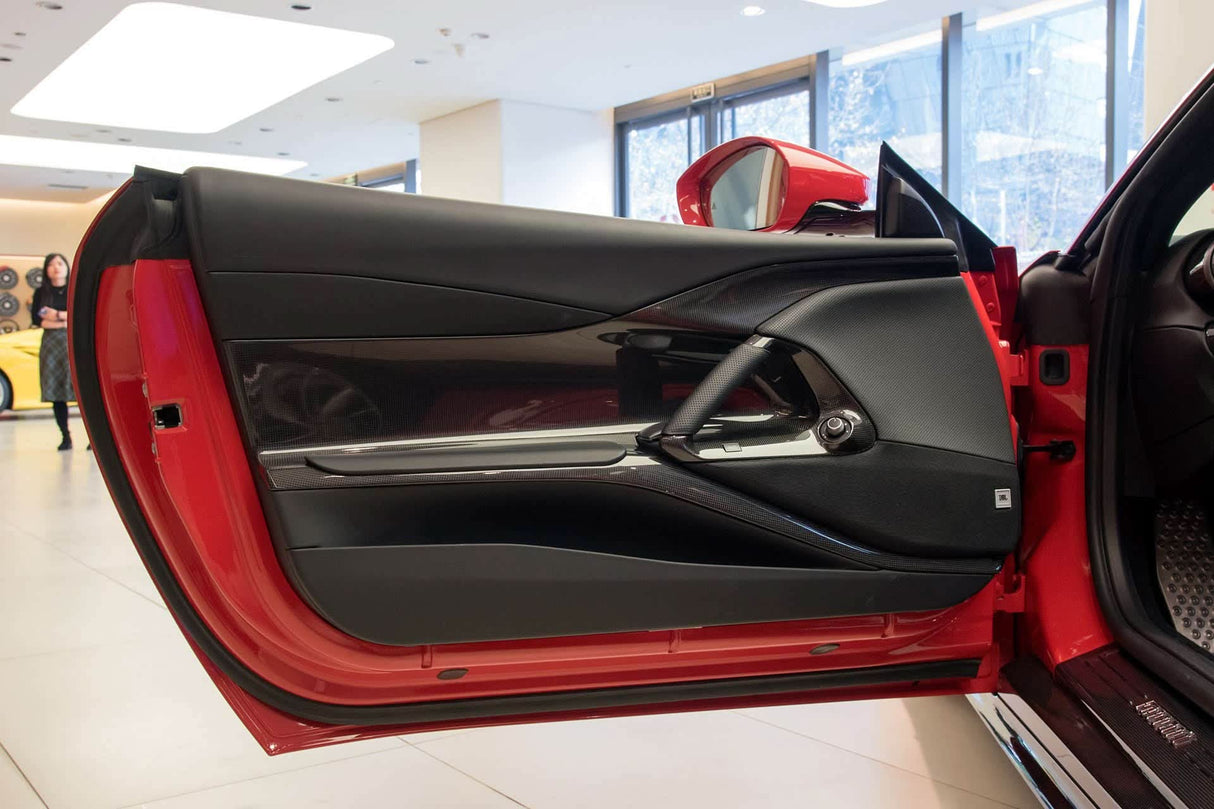 2017-2026 Ferrari 812 Superfast & GTS Dry Carbon Fiber Doo Panel Interior DarwinPRO (OE)