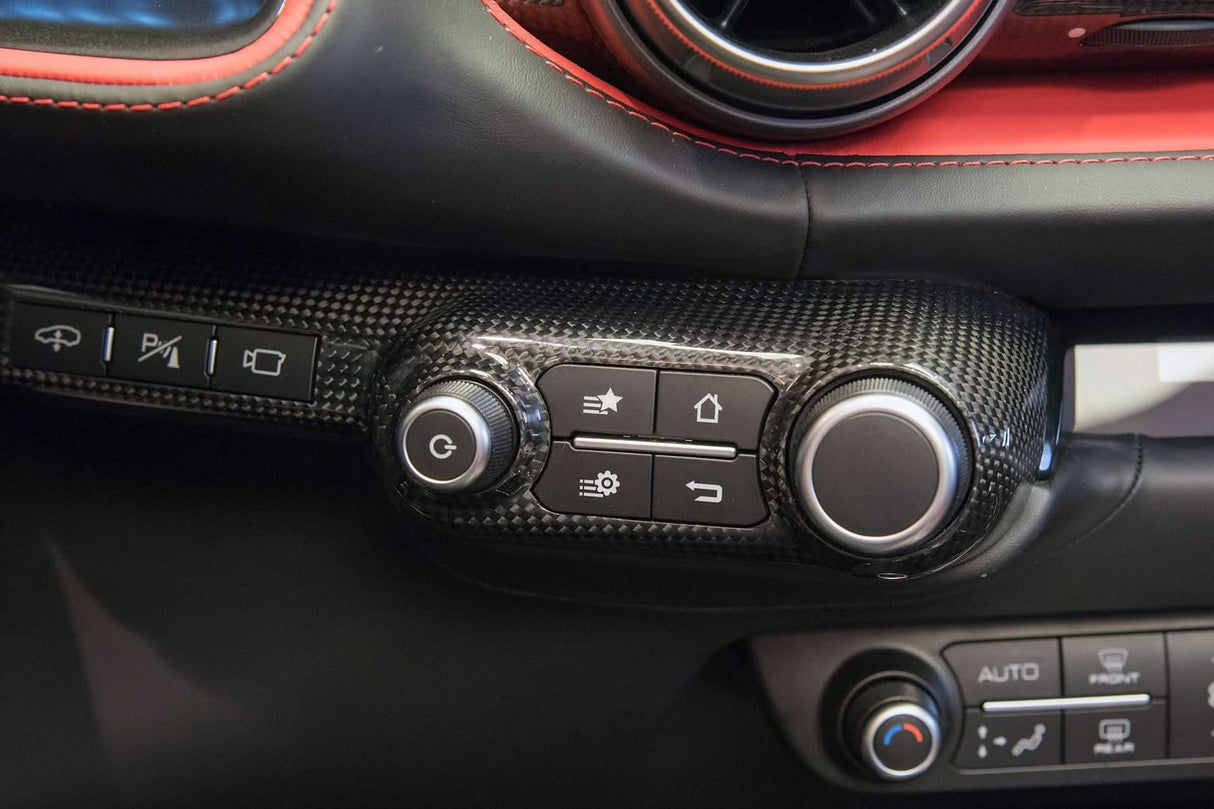 2017-2026 Ferrari 812 Superfast & GTS OE Style Dry Carbon Fiber Control Panel Replacement