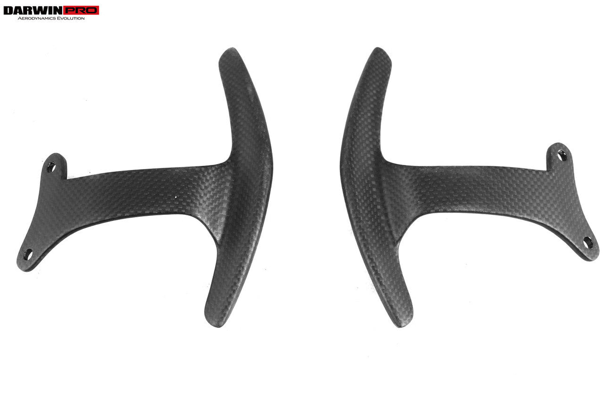 2015-2026 Ferrari Autoclave Carbon Fiber Paddle Shifters DarwinPRO (OE) | Fits F8, 488, Pista, 812, GTC4Lusso