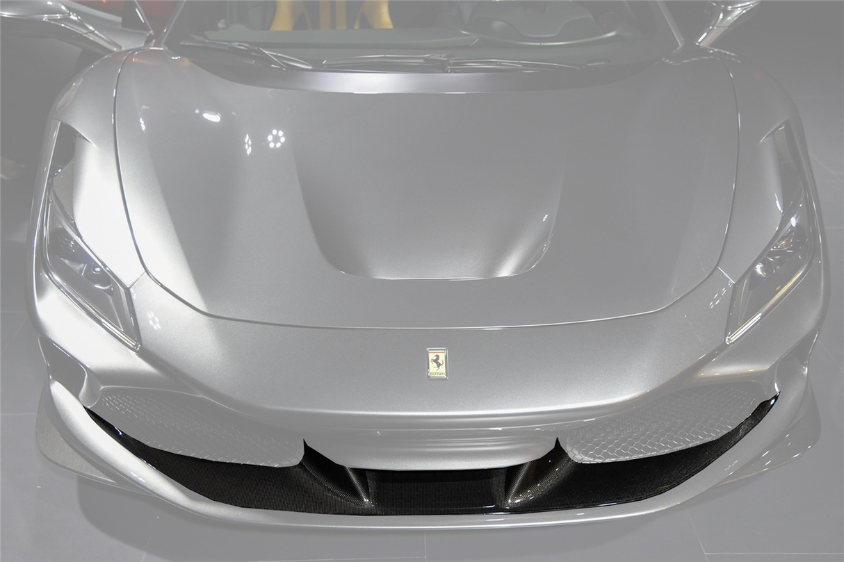 2019-2024 Ferrari F8 OE Style Autoclave Carbon Fiber Front Lip Splitter
