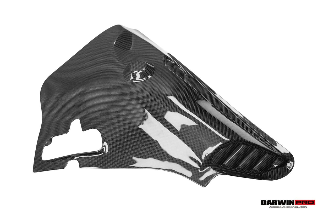 DarwinPRO 2023-UP Ferrari Purosangue FUV Type F175 OEM Style Dry Carbon Fiber Inner Engine Cover (2PCS)