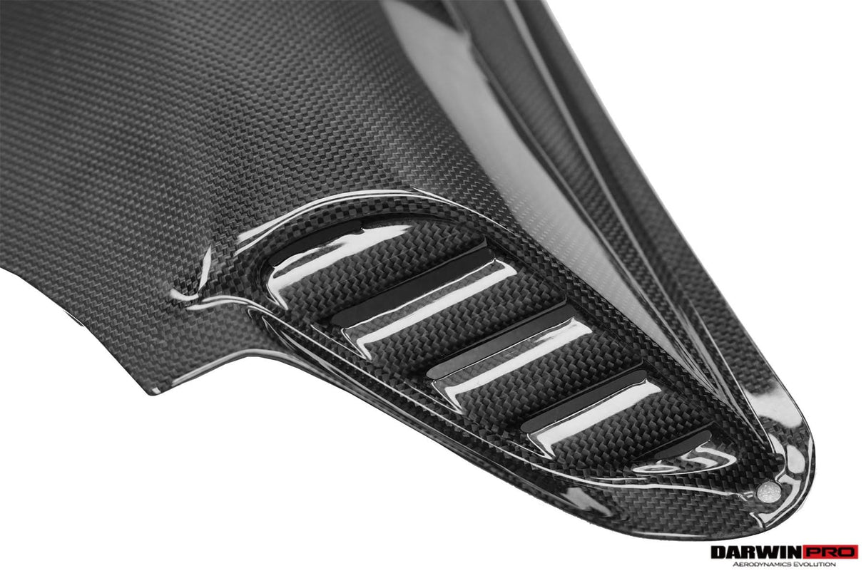 DarwinPRO 2023-UP Ferrari Purosangue FUV Type F175 OEM Style Dry Carbon Fiber Inner Engine Cover (2PCS)