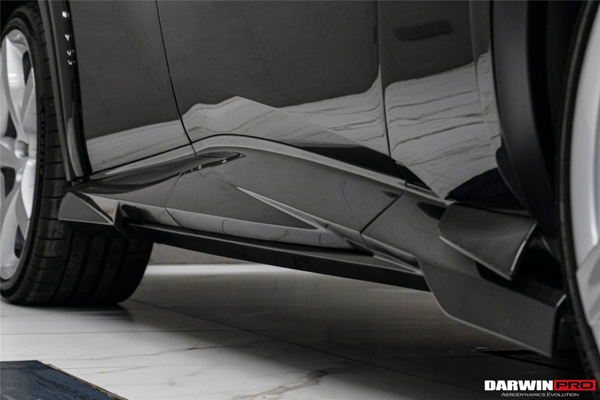 2023-UP Ferrari Purosangue F175 Carbon Fiber Side Skirts DarwinPRO iMP Design