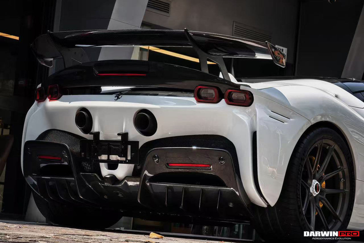 2020-UP Ferrari SF90 Stradale Autoclave Carbon Fiber Wing with Base DarwinPRO (SF90XX Style)