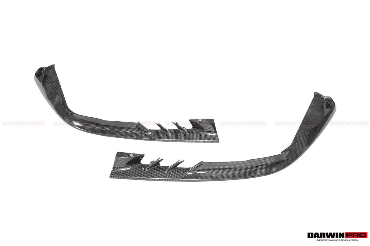 2020-UP Ferrari SF90 Stradale and Spider Autoclave Carbon Fiber Front Bumper Side Splitter DarwinPRO (OE)