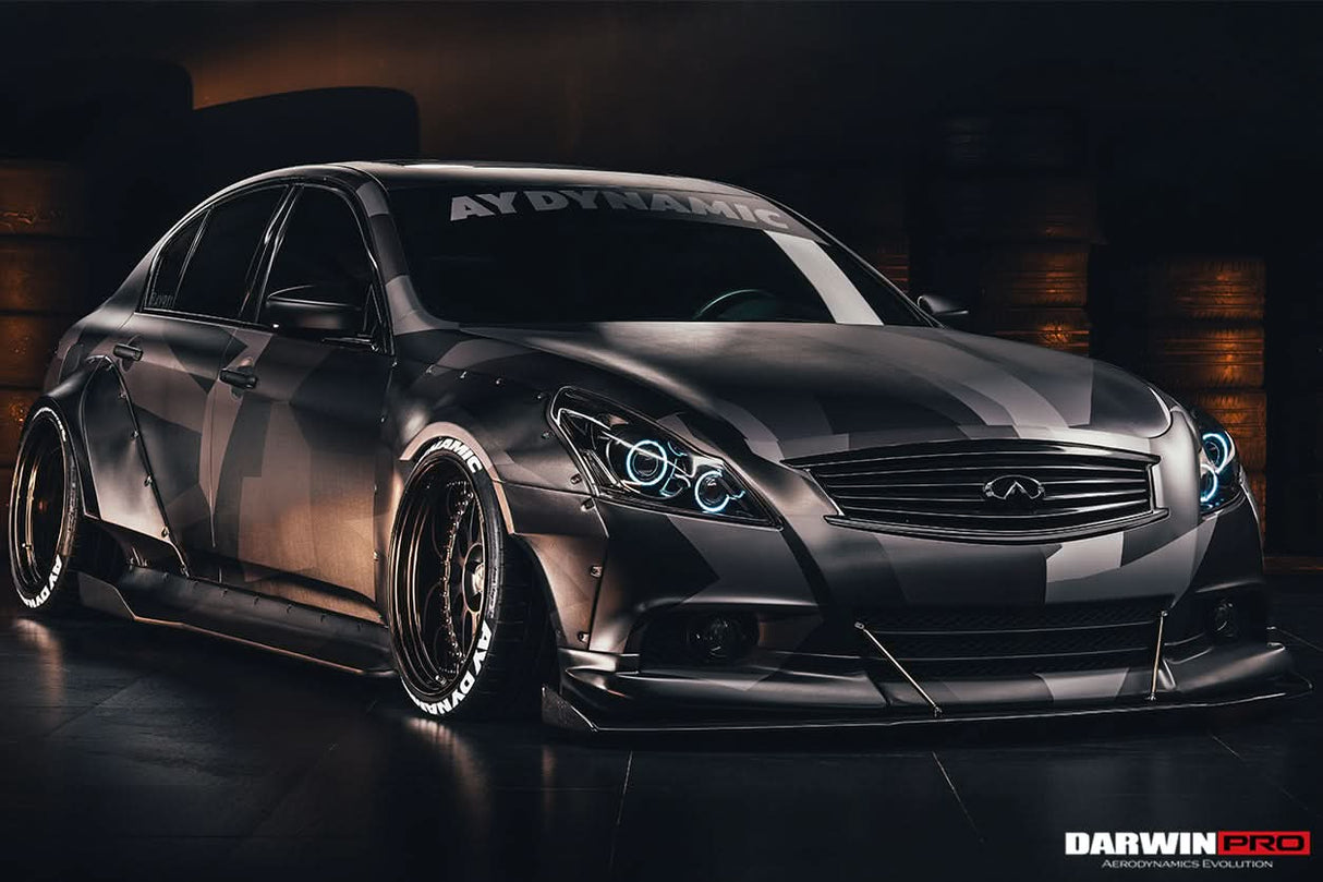 2010-2013 Infiniti G25 G37 Sedan BKSS Style Wide Fender Flares