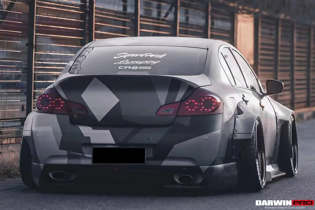 2010-2013 Infiniti G25 G37 Sedan BKSS Style Rear Diffuser