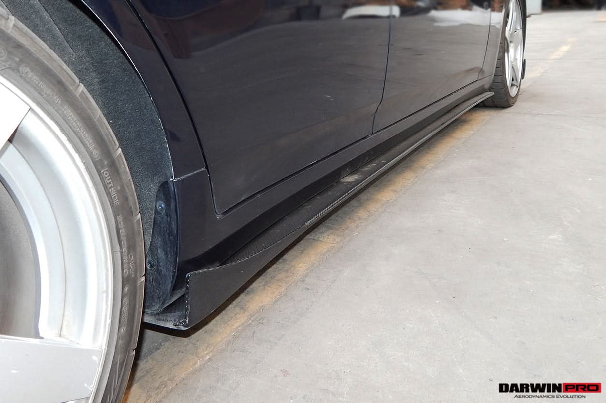 2007-2015 Infiniti Carbon Fiber Side Skirts Under Board DarwinPRO (BS) Fits G35, G25, G37 Sedan