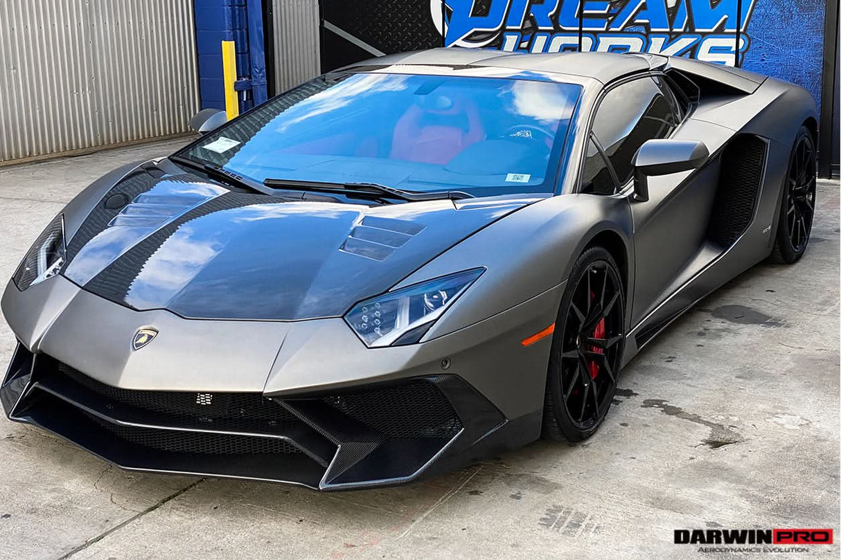 2011-2021 Lamborghini Aventador LP700 LP740 Coupe Roadster BKSS Style Hood