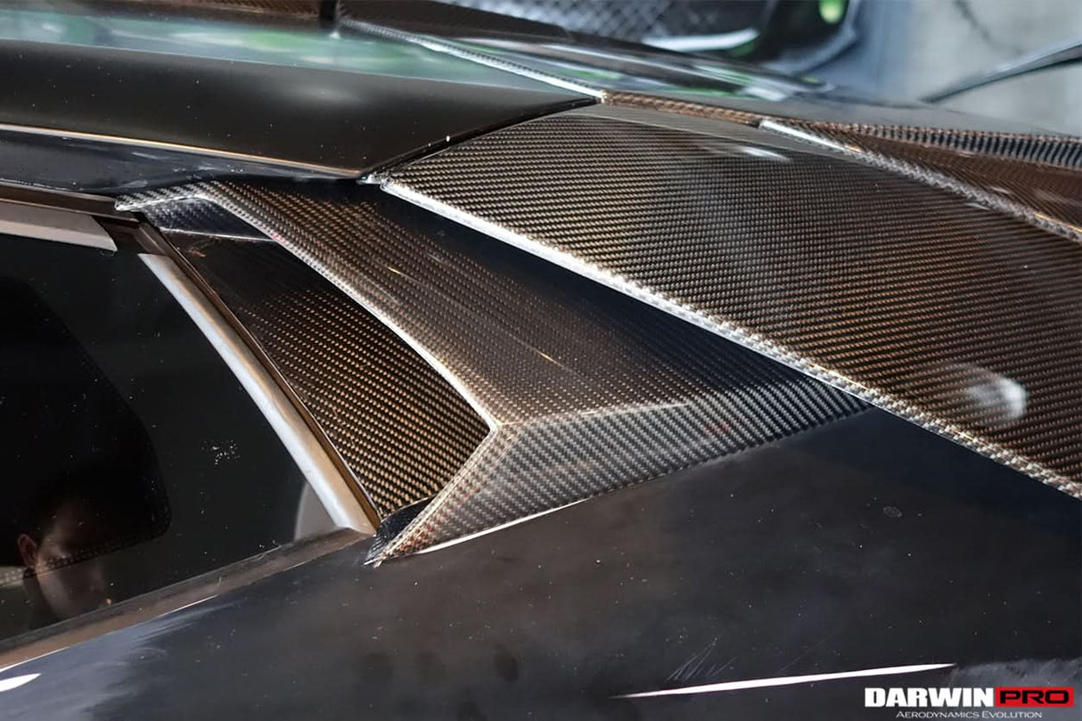 2011-2016 Lamborghini Aventador LP700 Coupe Roadster Carbon Fiber Engine Air Intakes