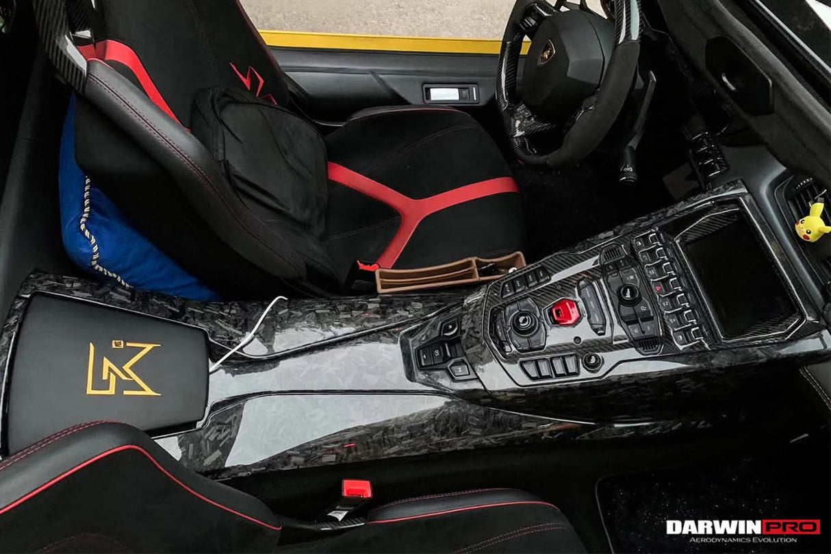 2011-2016 Lamborghini Aventador LP700 Coupe Roadster Dry Carbon Fiber Centre Console Surround Replacement