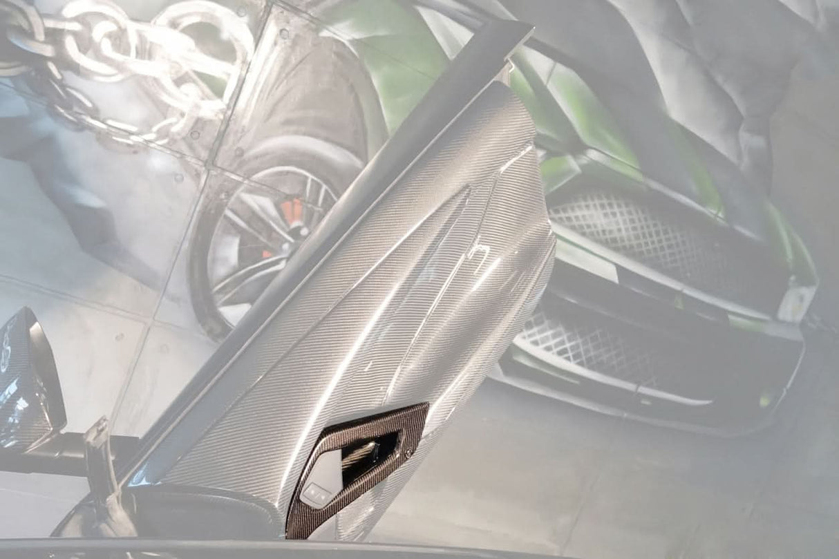 2011-2016 Lamborghini Aventador LP700 Coupe Roadster Carbon Fiber Inner Door Handle