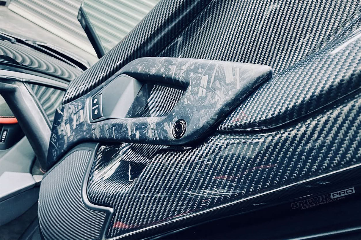 2011-2016 Lamborghini Aventador LP700 Coupe Roadster Carbon Fiber Inner Door Handle