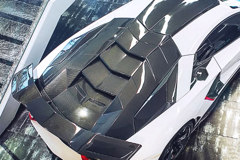 2011-2016 Lamborghini Aventador LP700 Coupe Carbon Fiber Gas Cap Repalcement
