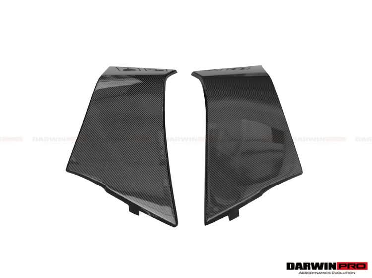 2011-2016 Lamborghini Aventador LP700 Coupe BKSS Style Carbon Fiber Quarter Panel Fender Side Vent Air Intake Cover Trim