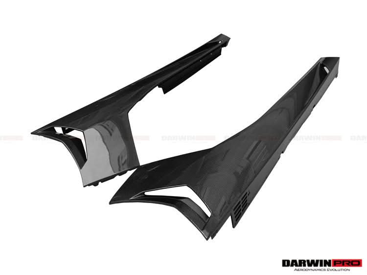 2011-2021 Lamborghini Aventador LP700 LP740 Coupe & Roadster Carbon Fiber Side Skirts