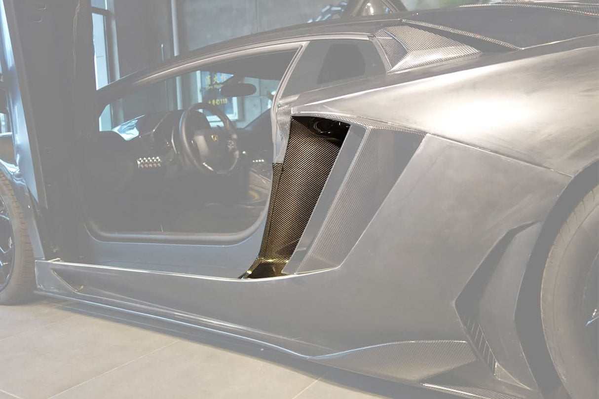 2011-2016 Lamborghini Aventador LP700 Coupe Oem Carbon Fiber Quarter Panel Fender Air Intake Side Vent Inside