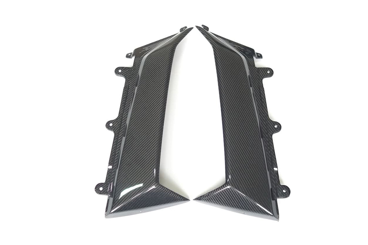 2011-2016 Lamborghini Aventador LP700 Coupe OEM Carbon Fiber Quarter Panel Fender Air Intake Side Vent Cover Trim Outside Replacement