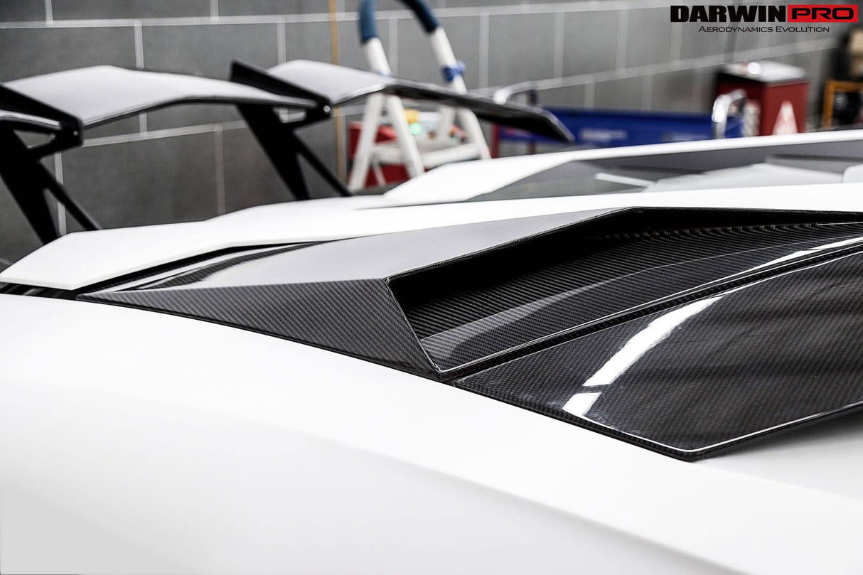 2011-2016 Lamborghini Aventador LP700 Coupe & Roadster BKSS Style Carbon Fiber Rear Side Scoops