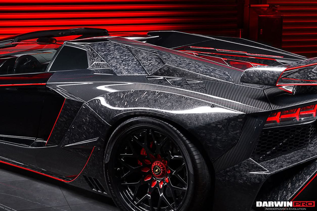 2013-2016 Lamborghini Aventador LP700 LP740 Roadster Carbon Fiber Rear Intake Panel