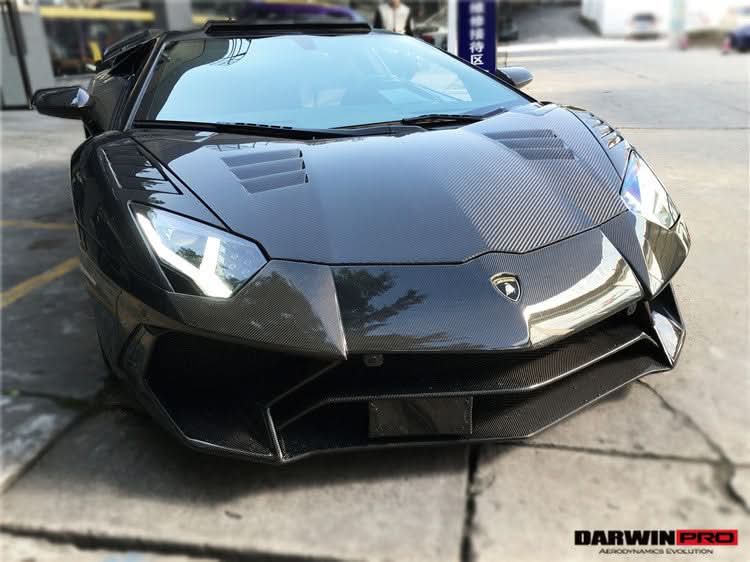 2011-2021 Lamborghini Aventador LP700 LP740 Coupe Roadster BKSS Style Hood