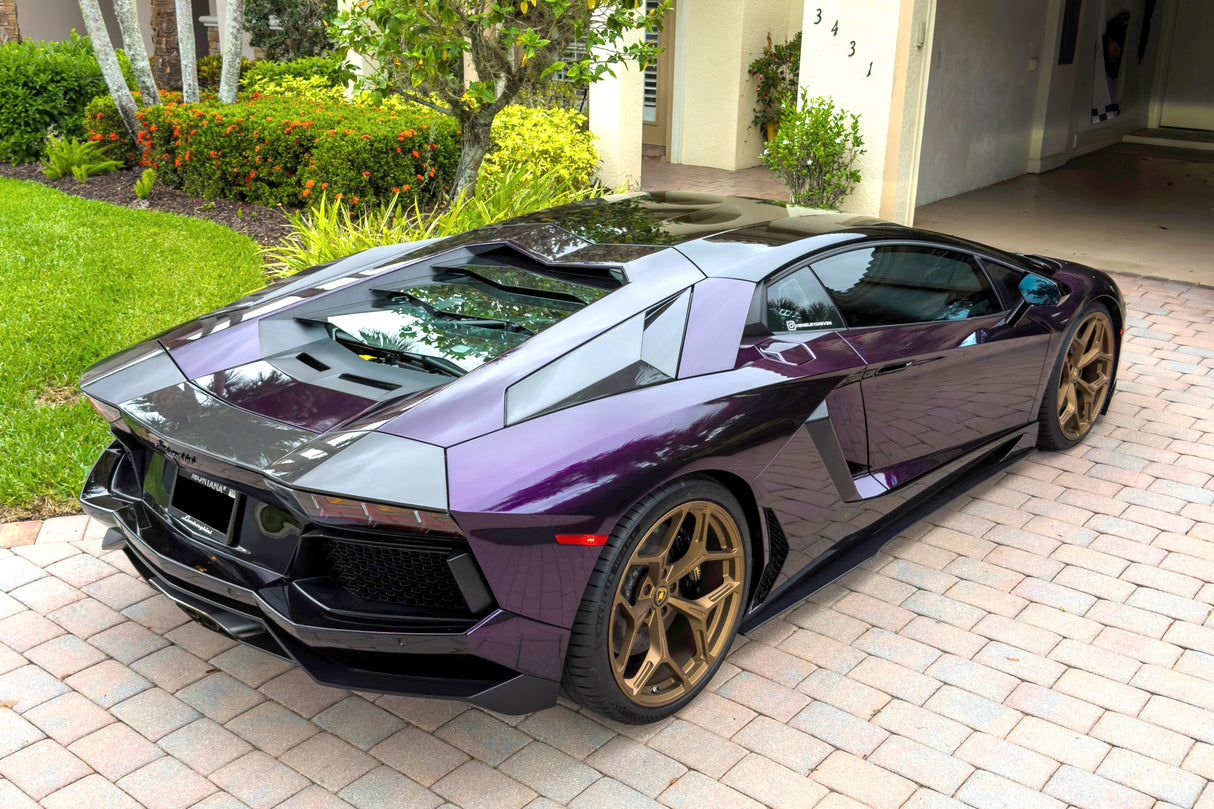 DarwinPRO 2011-2022 Lamborghini Aventador LP700 LP750 LP740 LP720 LP780 Coupe & Roadster Carbon Fiber Trunk Spoiler