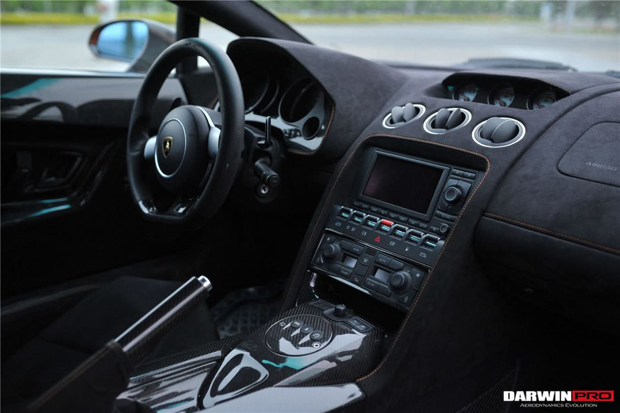 2004-2014 Lamborghini Gallardo OEM Style Carbon Fiber Center Console