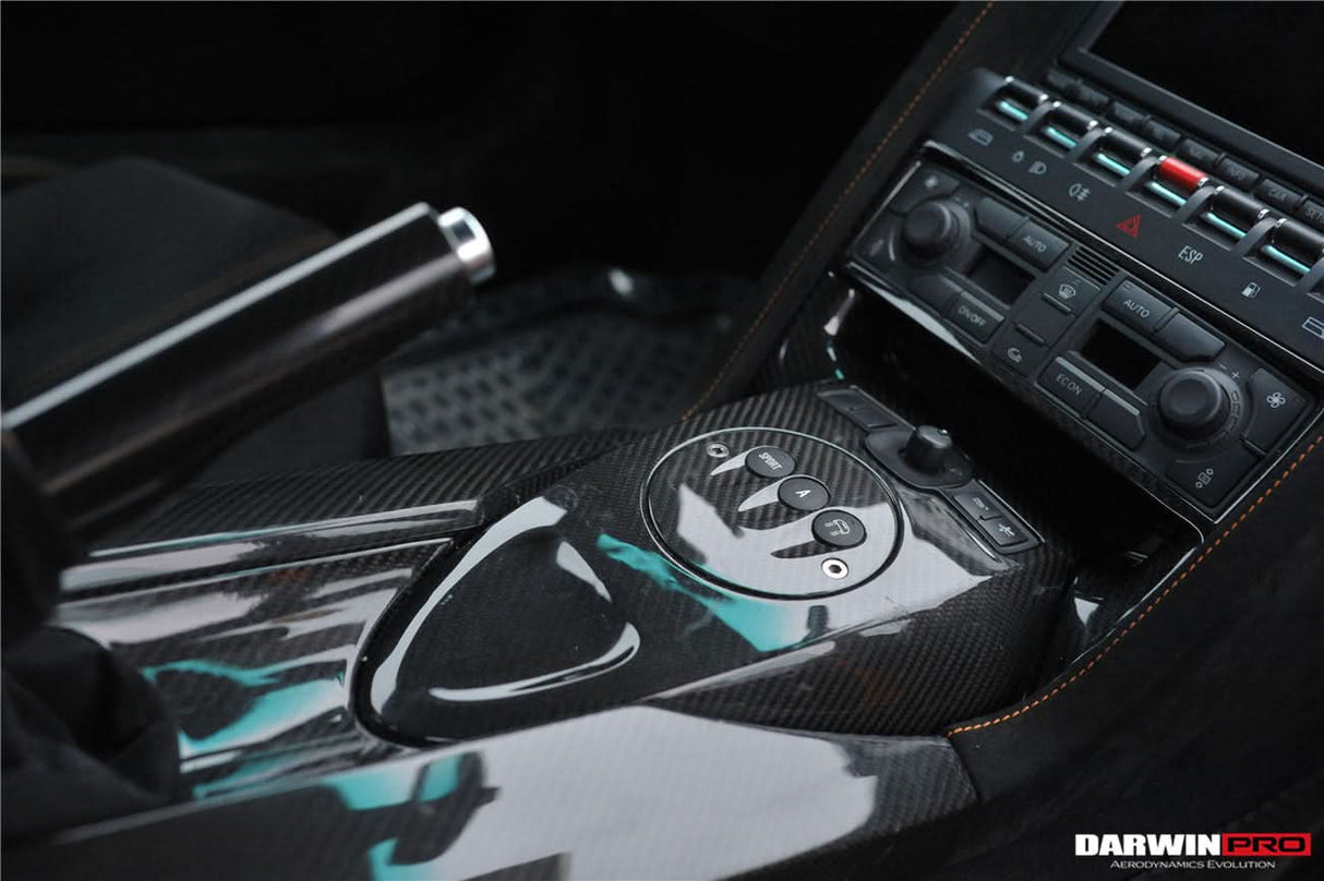 2004-2014 Lamborghini Gallardo OEM Style Carbon Fiber Center Console