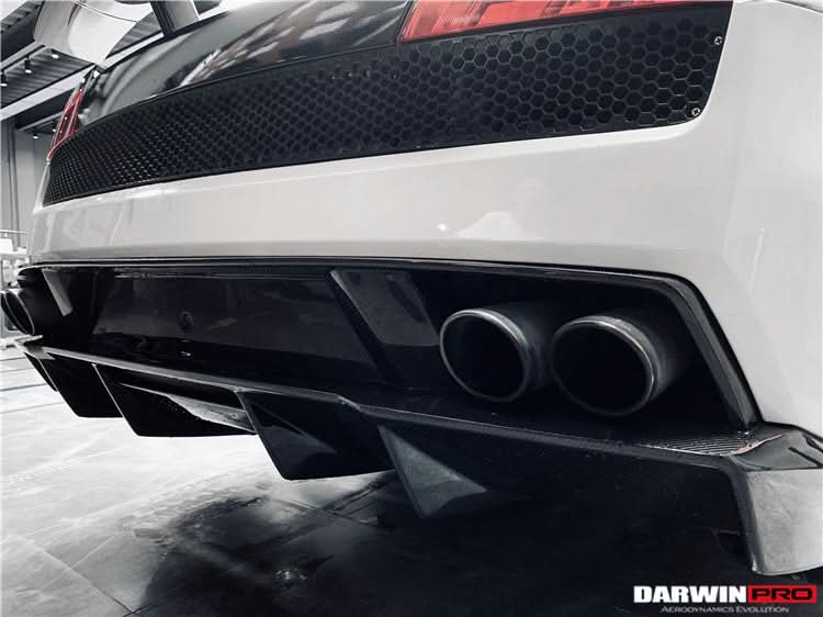 2009-2014 Lamborghini Gallardo SA Carbon Fiber Rear Diffuser Lip | Fits LP550, LP560, LP570