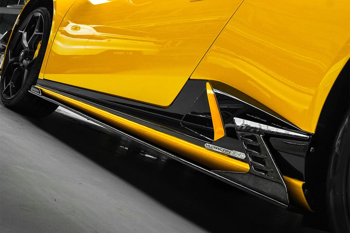 DarwinPRO 2019-2025 Lamborghini Huracan EVO ADV2 Style Autoclave Carbon Side Skirts