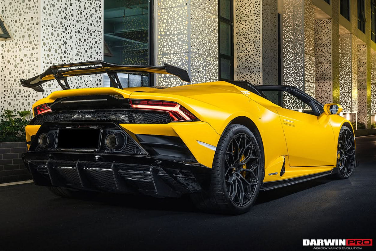 2019-2023 Lamborghini Huracan EVO OD Style Dry Carbon Trunk Spoiler Wing
