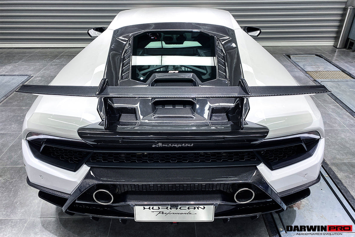 DarwinPRO 2015-2020 Lamborghini Huracan LP610 | LP580 | Performante Style Partial Carbon Rear Bumper