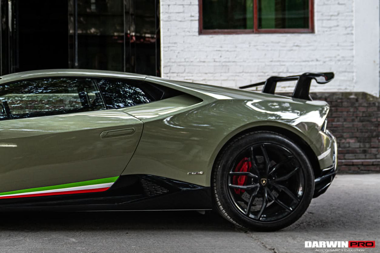 2015-2025 Lamborghini Huracan LP610 & LP580 & EVO & STO & Tecnica PEVO Style Side Skirts