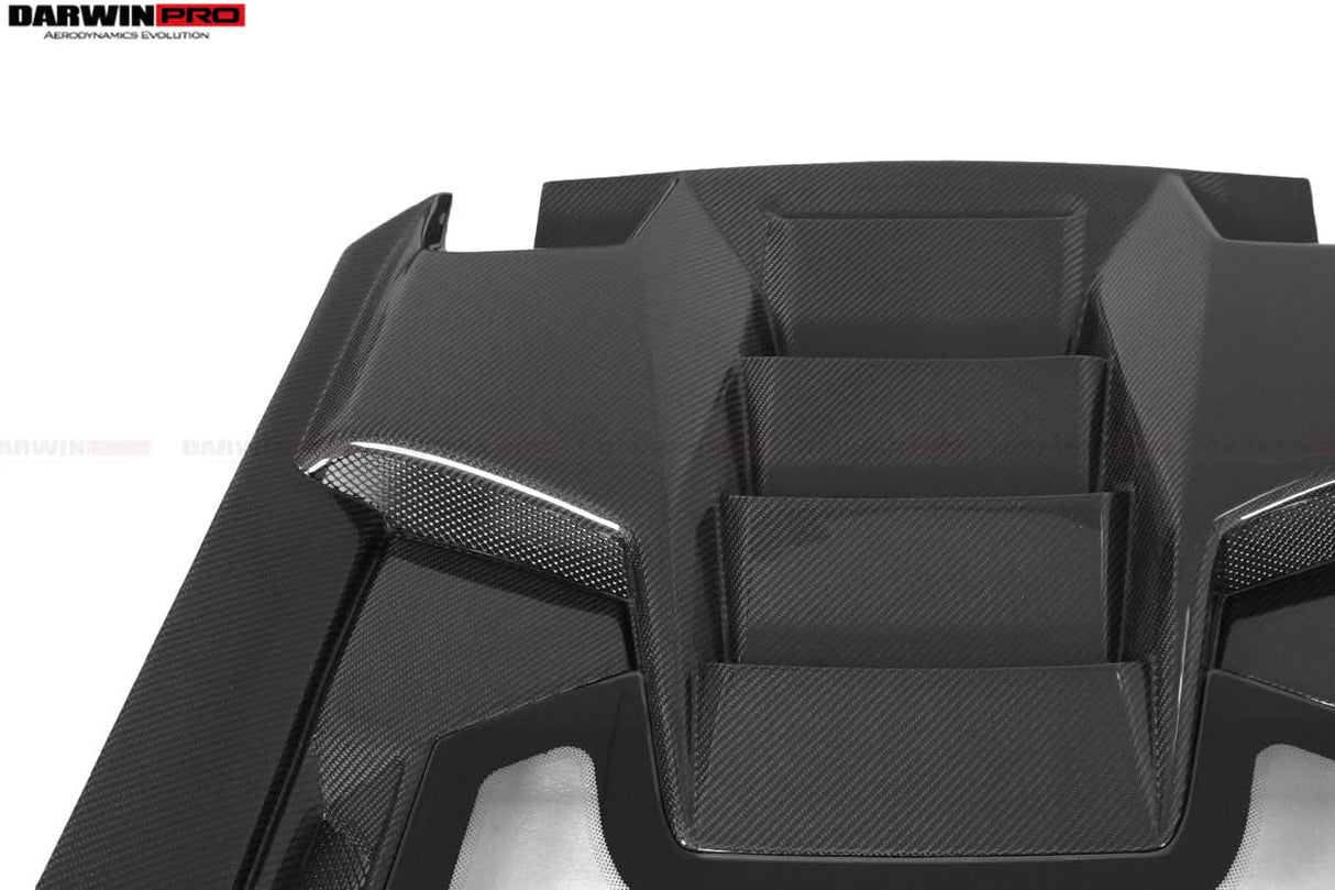 2015-2023 Lamborghini Huracan LP610 & LP580 & EVO Coupe Performante Style Carbon Fiber Spoiler Wing and Engine Hood