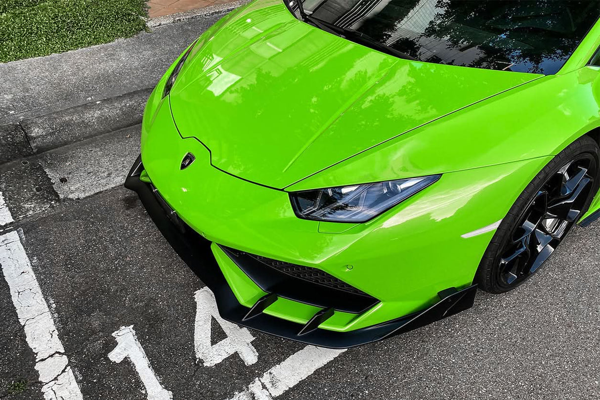 2015-2020 Lamborghini Huracan LP610 AO Style Carbon Fiber Front Lip