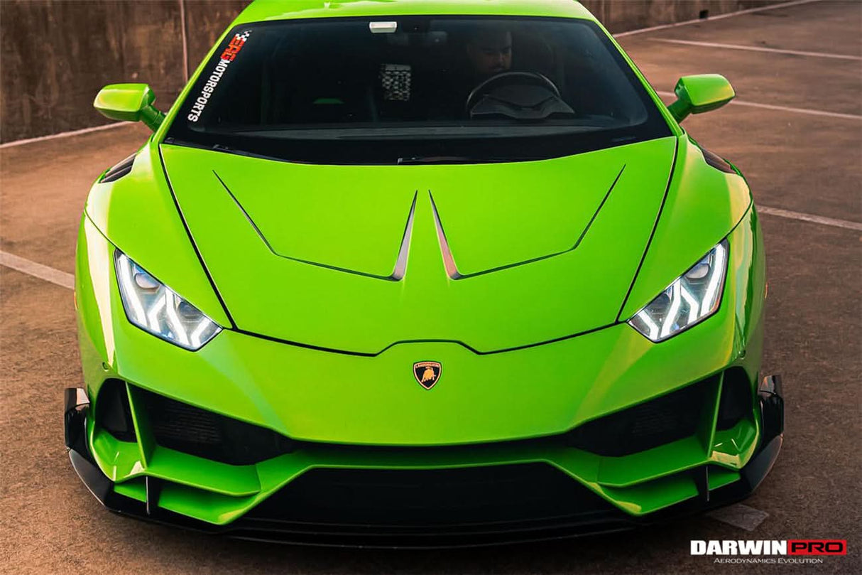 DarwinPRO 2019-2023 Lamborghini Huracan EVO 4WD ONLY BKSS Style Carbon Front Lip