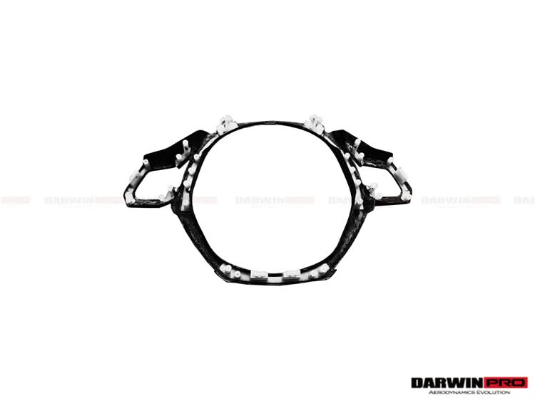 DarwinPRO 2015-2023 Lamborghini Huracan LP610 & LP580 & EVO Autoclave Carbon Fiber Center Steering Wheel Trim