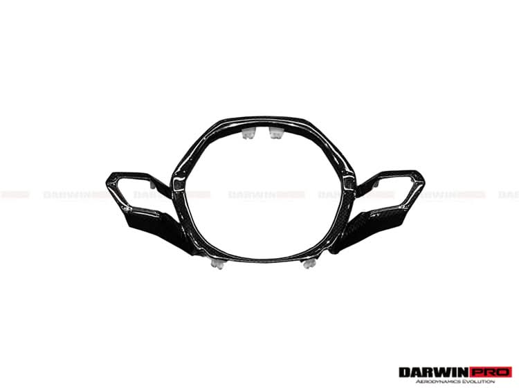 DarwinPRO 2015-2023 Lamborghini Huracan LP610 & LP580 & EVO Autoclave Carbon Fiber Center Steering Wheel Trim