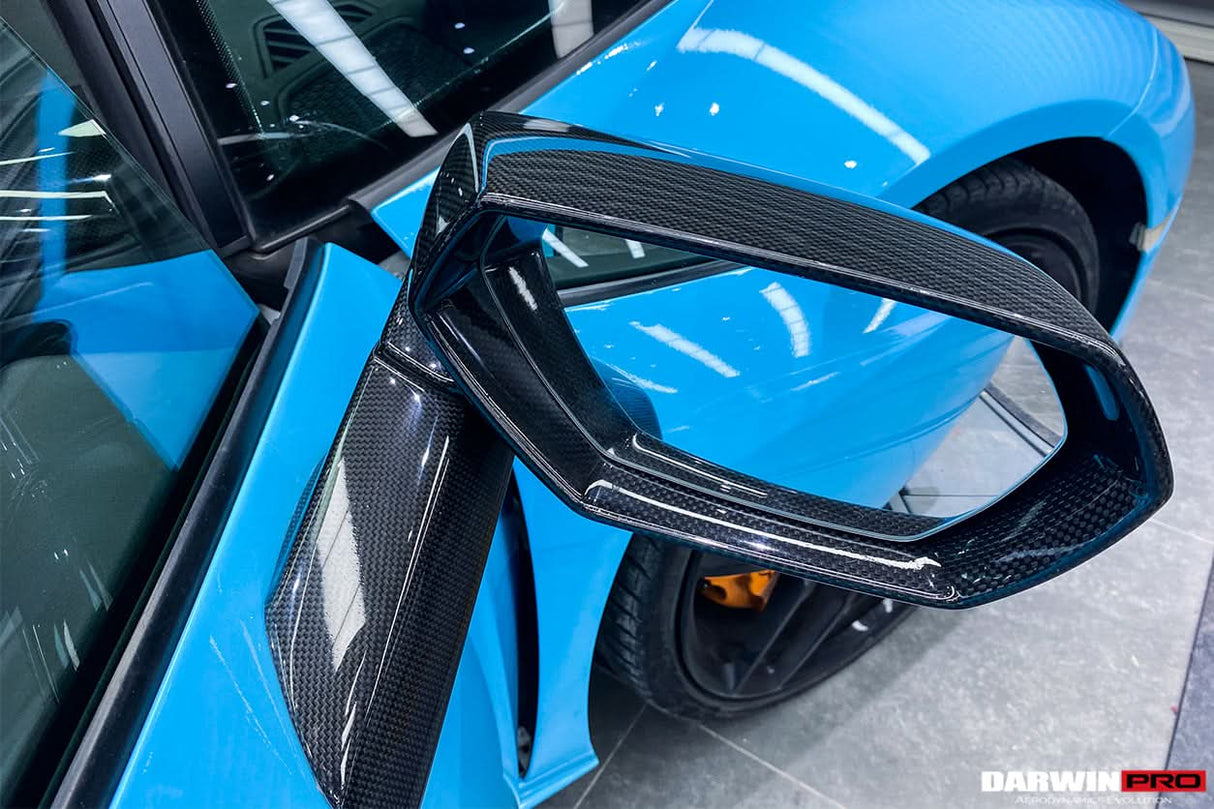 2015-2023 Lamborghini Huracan LP610 & LP580 & EVO & STO & PERFORMANTE Autoclave Carbon Fiber Mirror Housing Repalcement