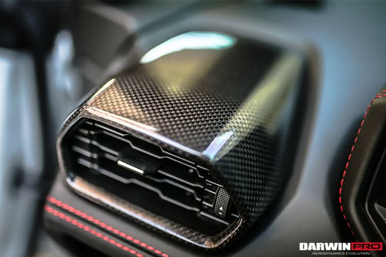 DarwinPRO 2015-2023 Lamborghini Huracan LP610 & LP580 & EVO Autoclave Carbon Fiber AC Panel Trim Replacement