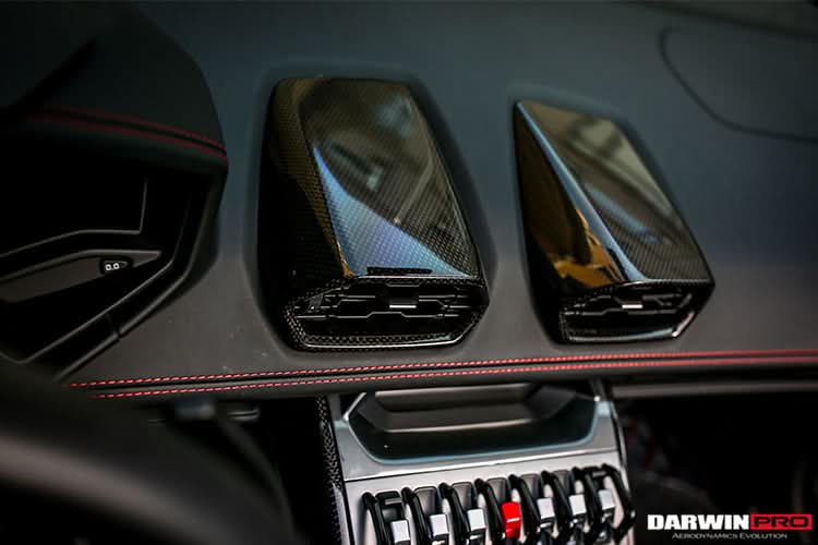 DarwinPRO 2015-2023 Lamborghini Huracan LP610 & LP580 & EVO Autoclave Carbon Fiber AC Panel Trim Replacement