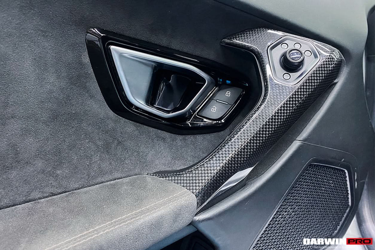 DarwinPRO 2015-2023 Lamborghini Huracan LP610 & LP580 & EVO Autoclave Carbon Fiber Door Handle