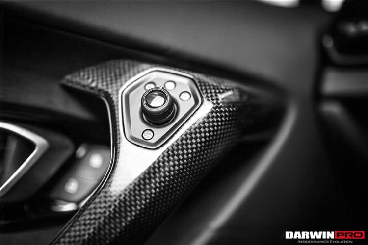 DarwinPRO 2015-2023 Lamborghini Huracan LP610 & LP580 & EVO Autoclave Carbon Fiber Door Handle
