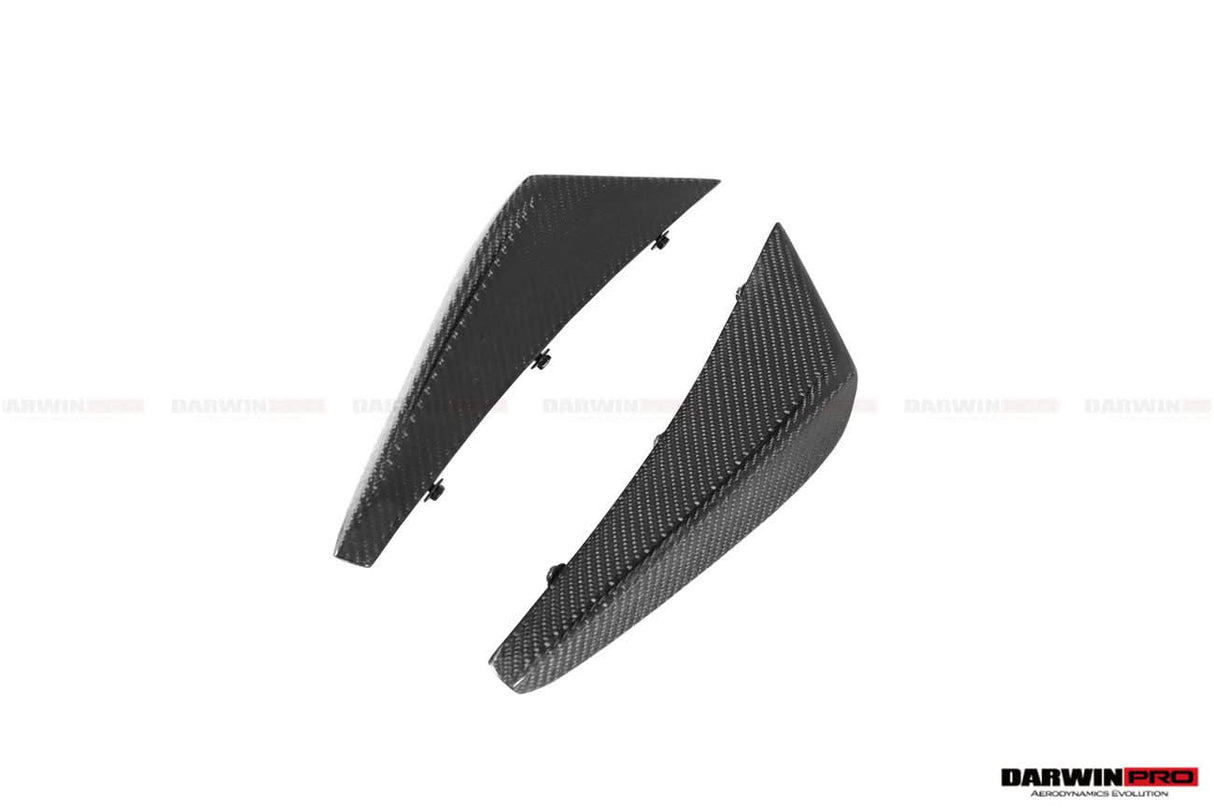 2019-2023 Lamborghini Huracan EVO 4WD ONLY BKSS Style Carbon Front Bumper Canards