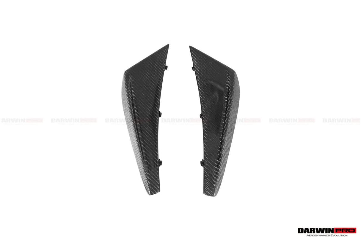 2019-2023 Lamborghini Huracan EVO 4WD ONLY BKSS Style Carbon Front Bumper Canards