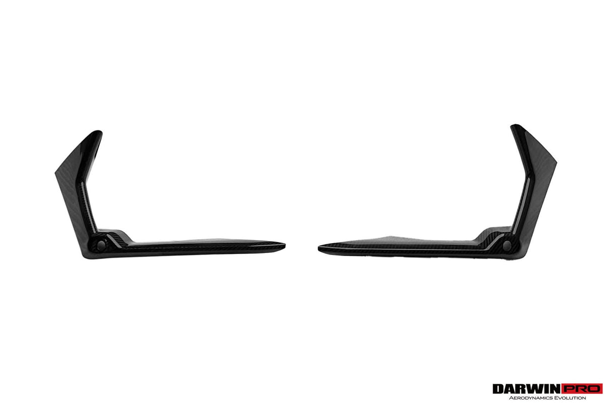 DarwinPRO 2023-UP Lamborghini Revuelto OE Style Autoclave Carbon Fiber Front Bumper Air Vent Trims
