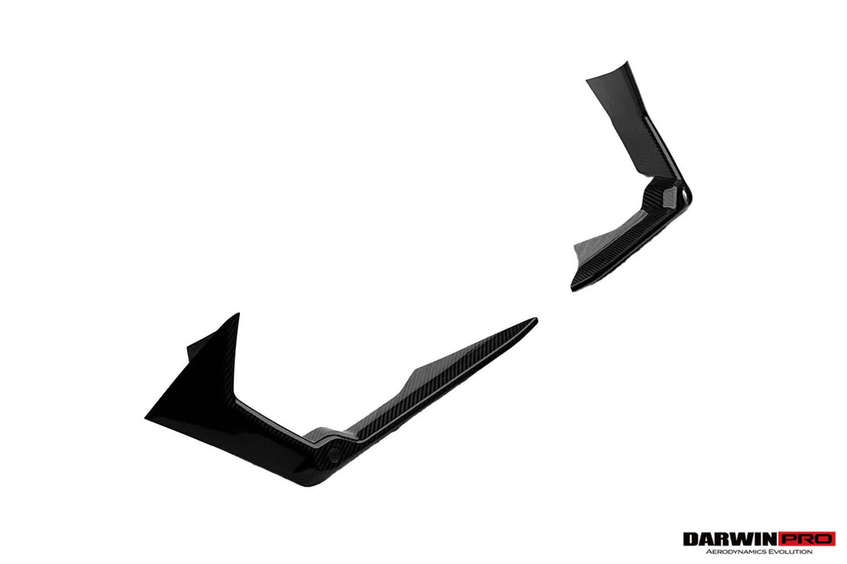 DarwinPRO 2023-UP Lamborghini Revuelto OE Style Autoclave Carbon Fiber Front Bumper Air Vent Trims