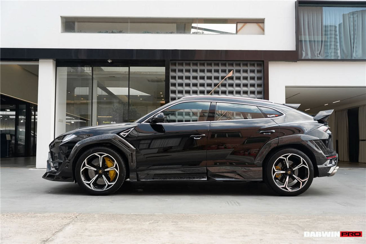 DarwinPRO 2018-2025 Lamborghini URUS BKSS Part Carbon Fiber Side Skirts | Fits URUS, S, Performante