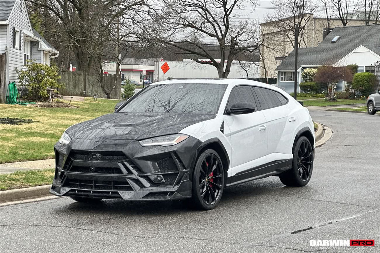DarwinPRO 2018-2025 Lamborghini URUS BKSS Part Carbon Fiber Hood And Front Bumper | Fits URUS, S, Performante