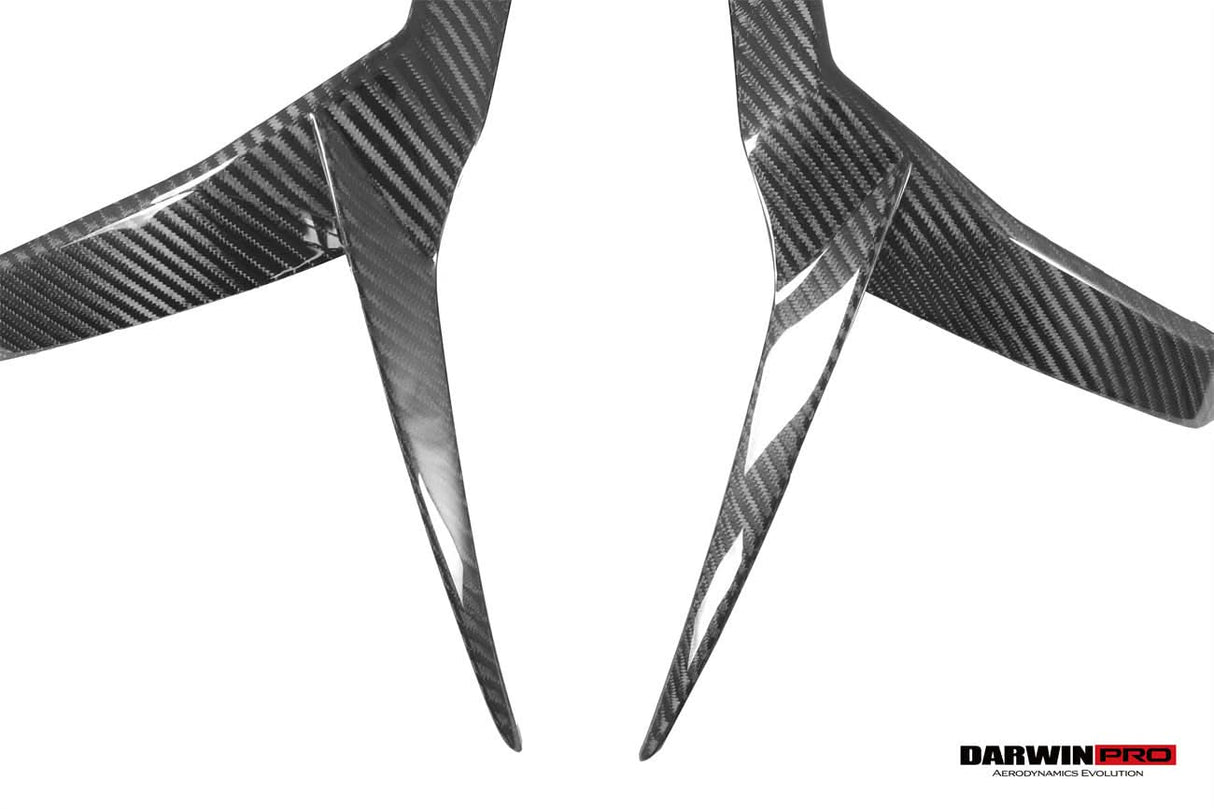 DarwinPRO 2018-2022 Lamborghini URUS iMP Design Carbon Fiber Front Bumper Vent Trims (For ACC Car Only)